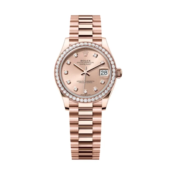 RLX Datejust m278285RBR-0025 Rosé Dial 31mm