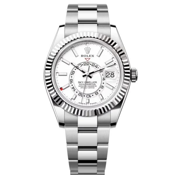 RLX Sky-Dweller 3-piece Links 42mm 336934-0003/0004 Stainless Steel White Dial Oyster