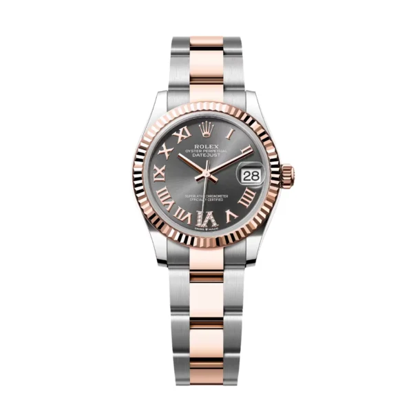 RLX Datejust m278271-0029/0030 Slate 3-piece Links 31mm Dial Oyster Bracelet Watch