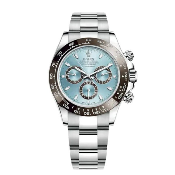 Rolex Daytona 116506 Platinum Ice Blue Baguette Dial