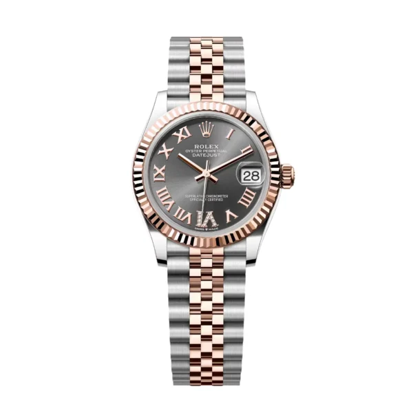 RLX Datejust m278271-0029/0030 Slate 5-piece Links 31mm Dial Oyster Bracelet Watch