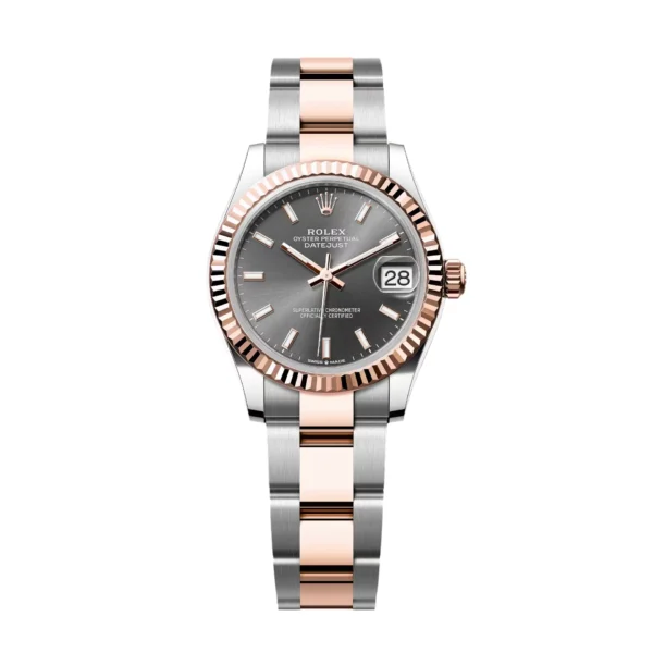 RLX Datejust m278271-0017/0018 Slate 3-piece Links 31mm Dial Oyster Bracelet Watch