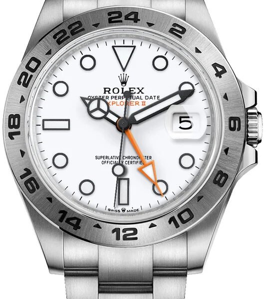Rolex Explorer II 42mm White Dial Oystersteel Oyster Bracelet Men's Watch 226570-0001