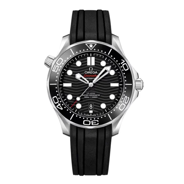 【Super Clone 1:1】Seamaster Diver 300m（Black Dial + Black Strap）【Best Replica】