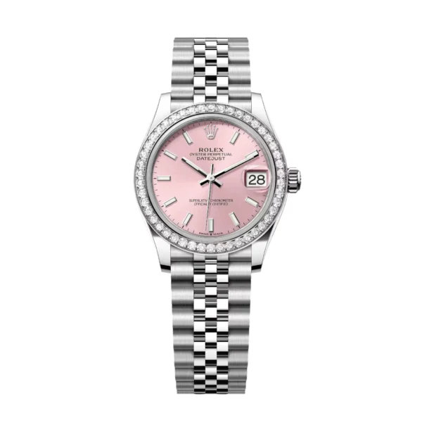 RLX Datejust 5-piece Links m278384RBR-0017/0018 Pink 31mm Dial Oyster Watch