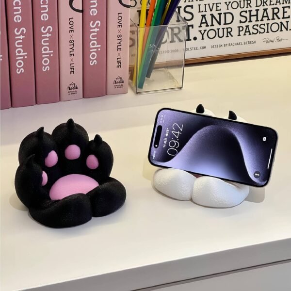 Cute Paw Phone & Tablet Stand – Stress Relief + Desk Decor in One