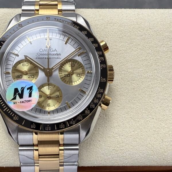 【Super Clone 1:1】Speedmaster Moonwatch Professional 42 mm, steel ‑ Moonshine gold on steel