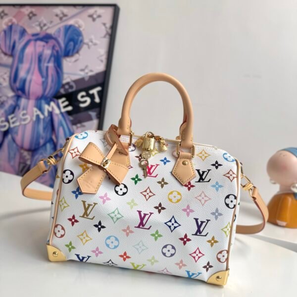 Louis Vuitton Speedy Bandoulière 25 Handbag – Louis Vuitton x Murakami Collaboration | M13085 | 25×19×15cm