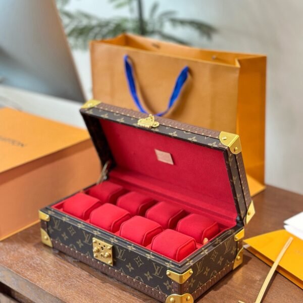 Louis Vuitton 8 Watch Case Box,Size:34*13*18cm
