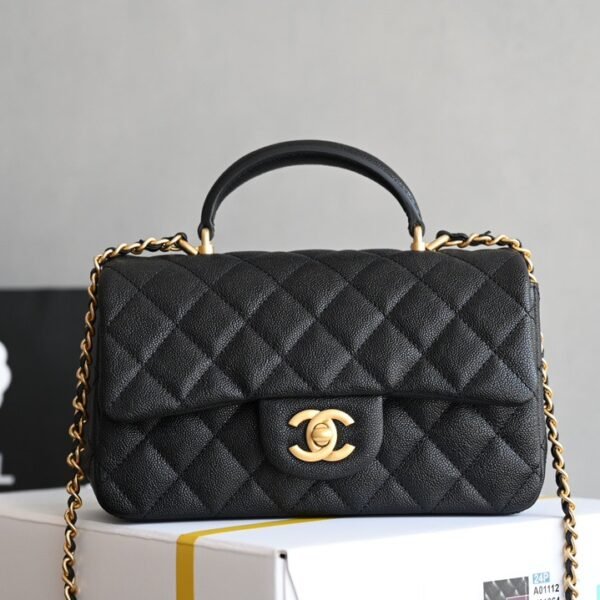 Chanel Mini Flap Bag Handheld Wristlet
